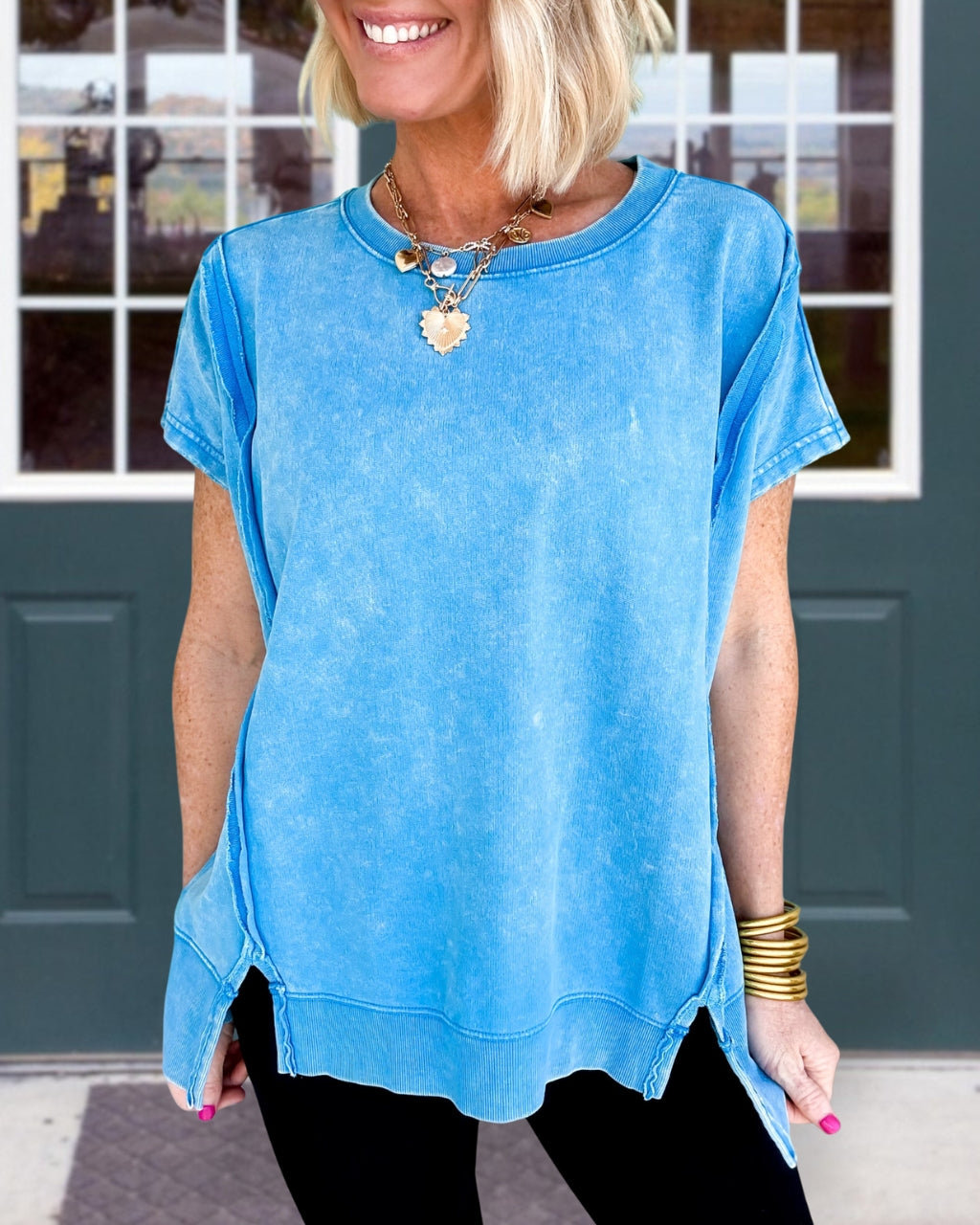 Easy Washed Cotton Tee