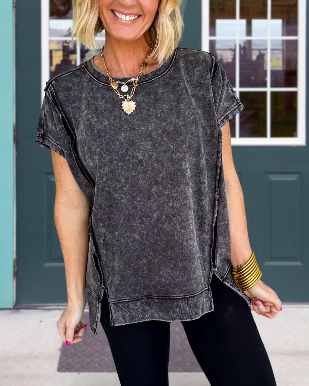 Easy Washed Cotton Tee