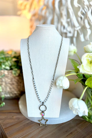 Chic Star Pearl Necklace