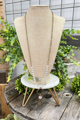 Chic Star Pearl Necklace