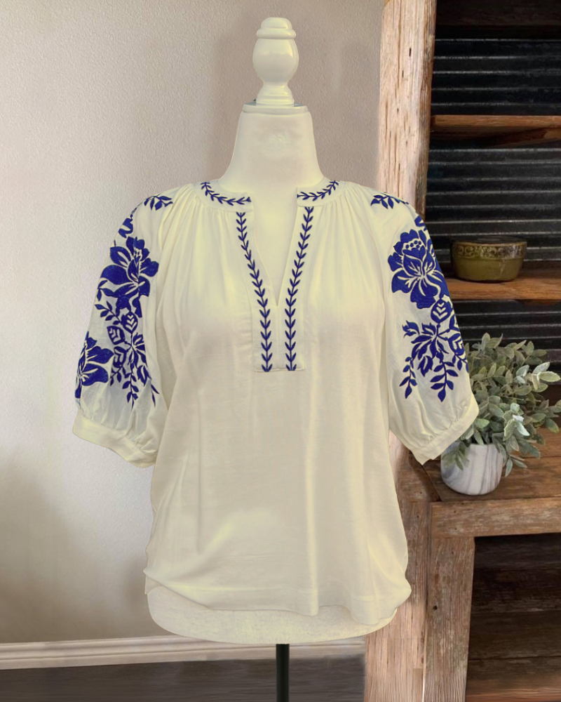 Boho Dream Embroidered Top