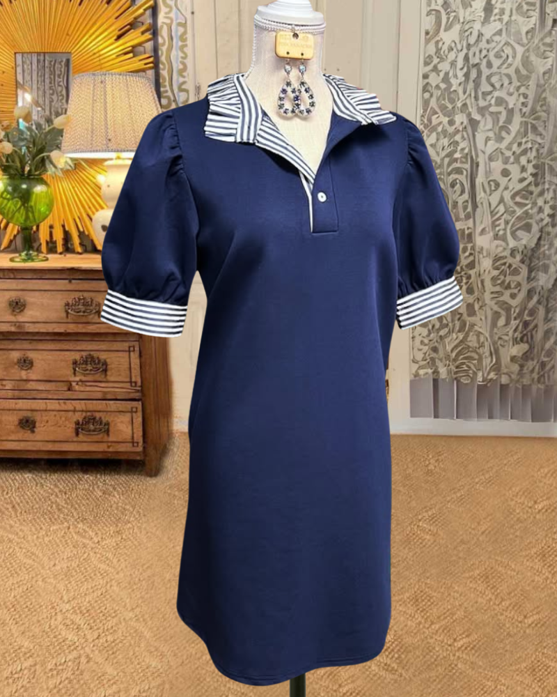 Midnight Mini Dress in Navy