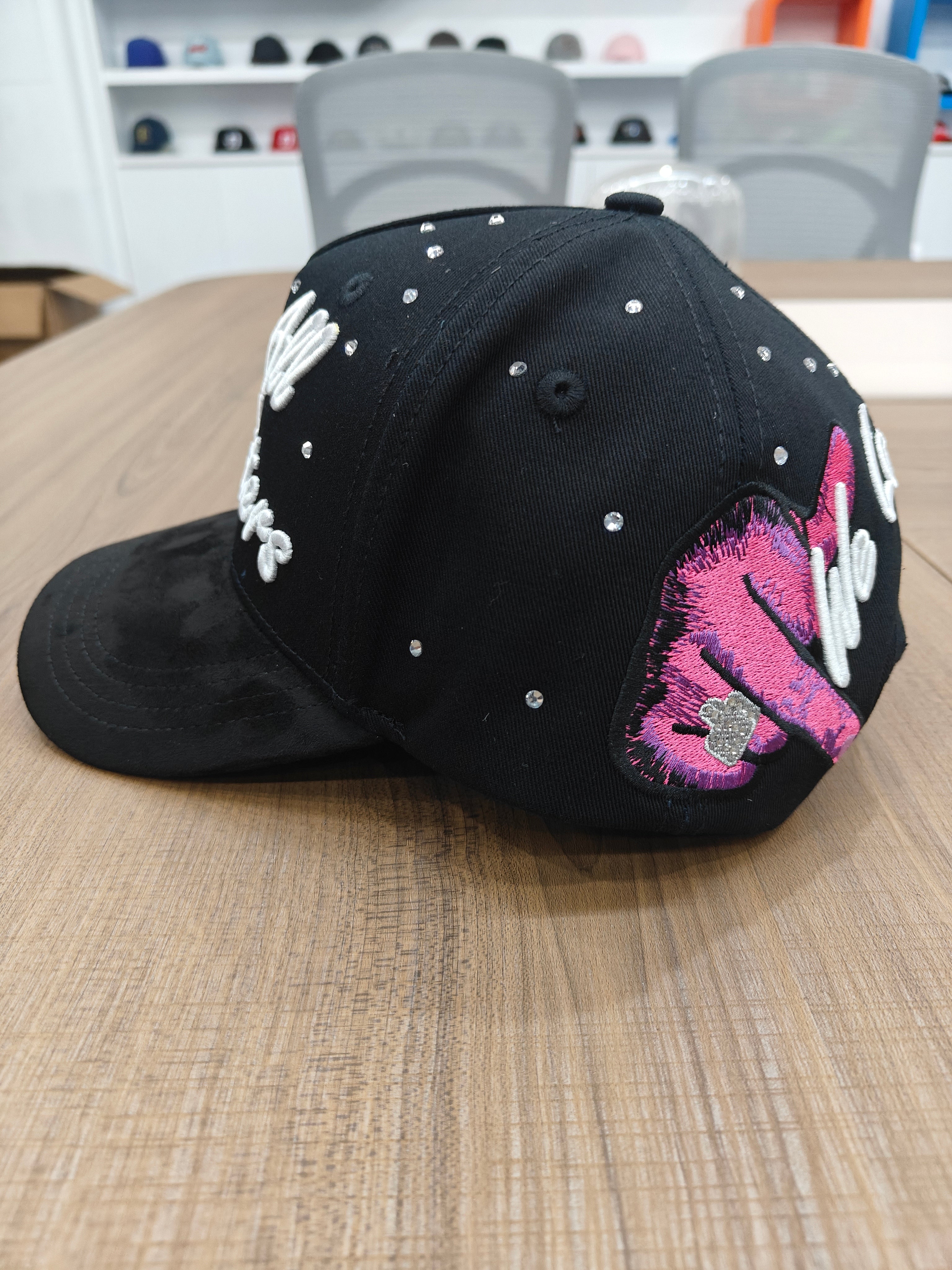 Dandy Hats - Rhinestone Embroidery Satin Lining