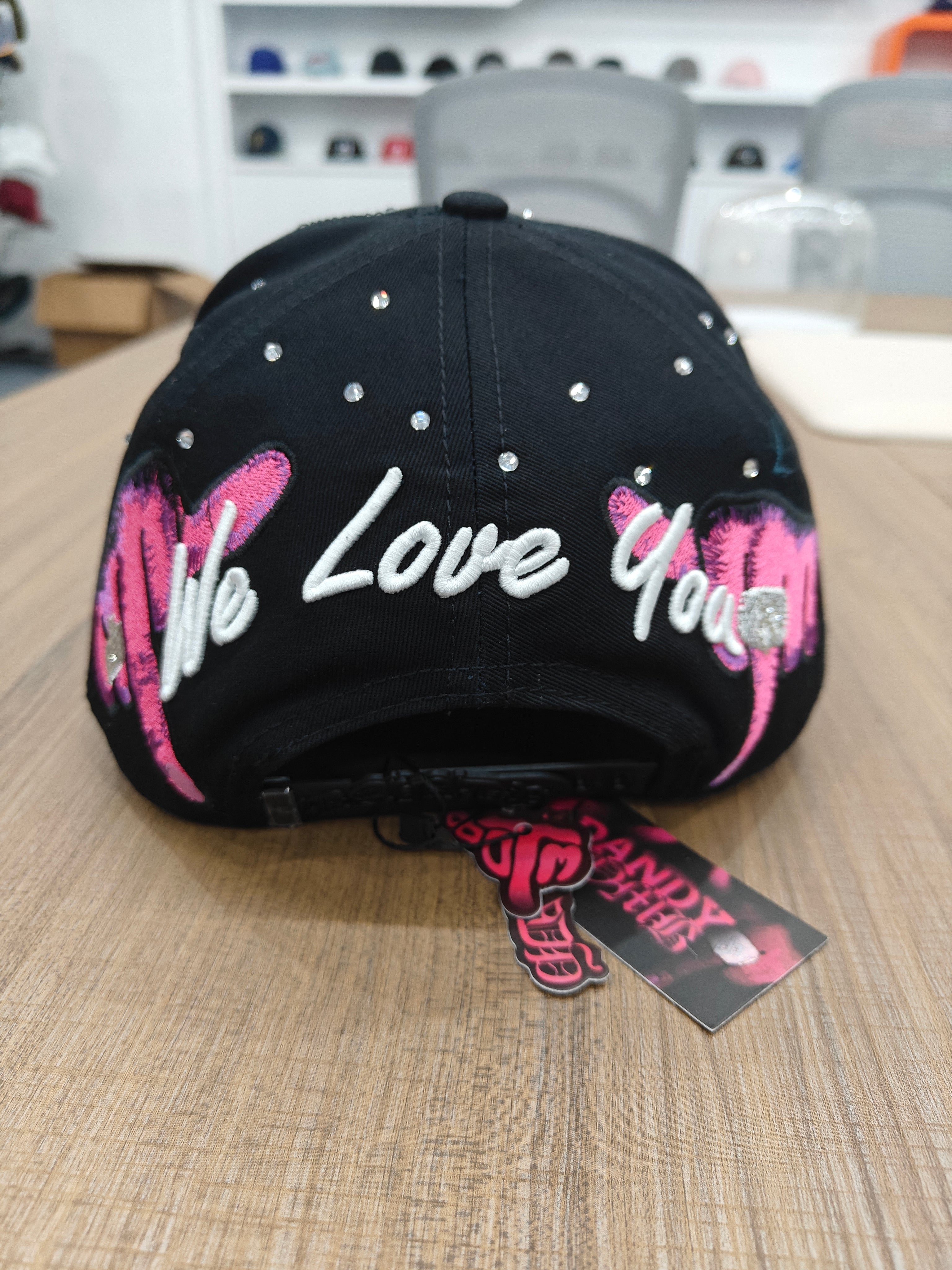 Dandy Hats - Rhinestone Embroidery Satin Lining