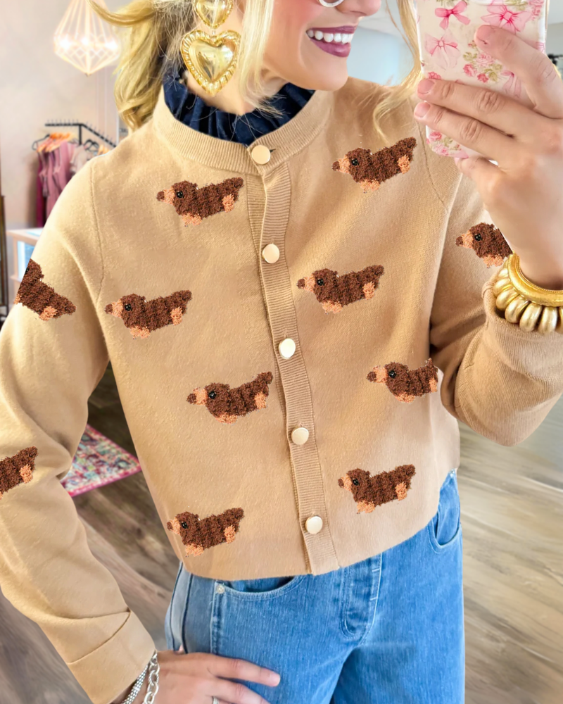 Exquisite Animal Embroidered Cardigan