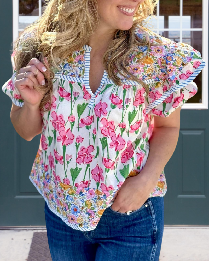 Sweet Spring Garden Top