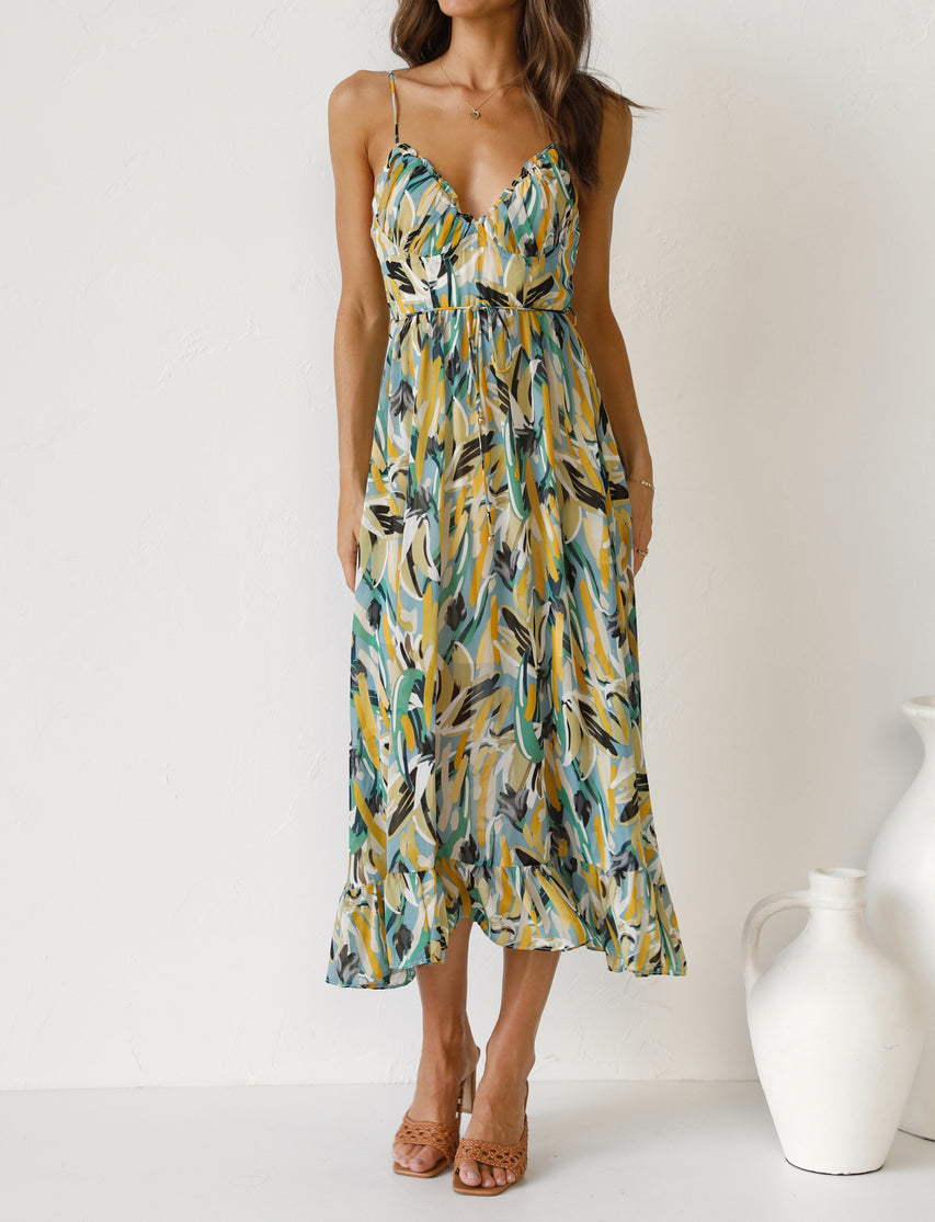 JUNE Sling Maxi Dress