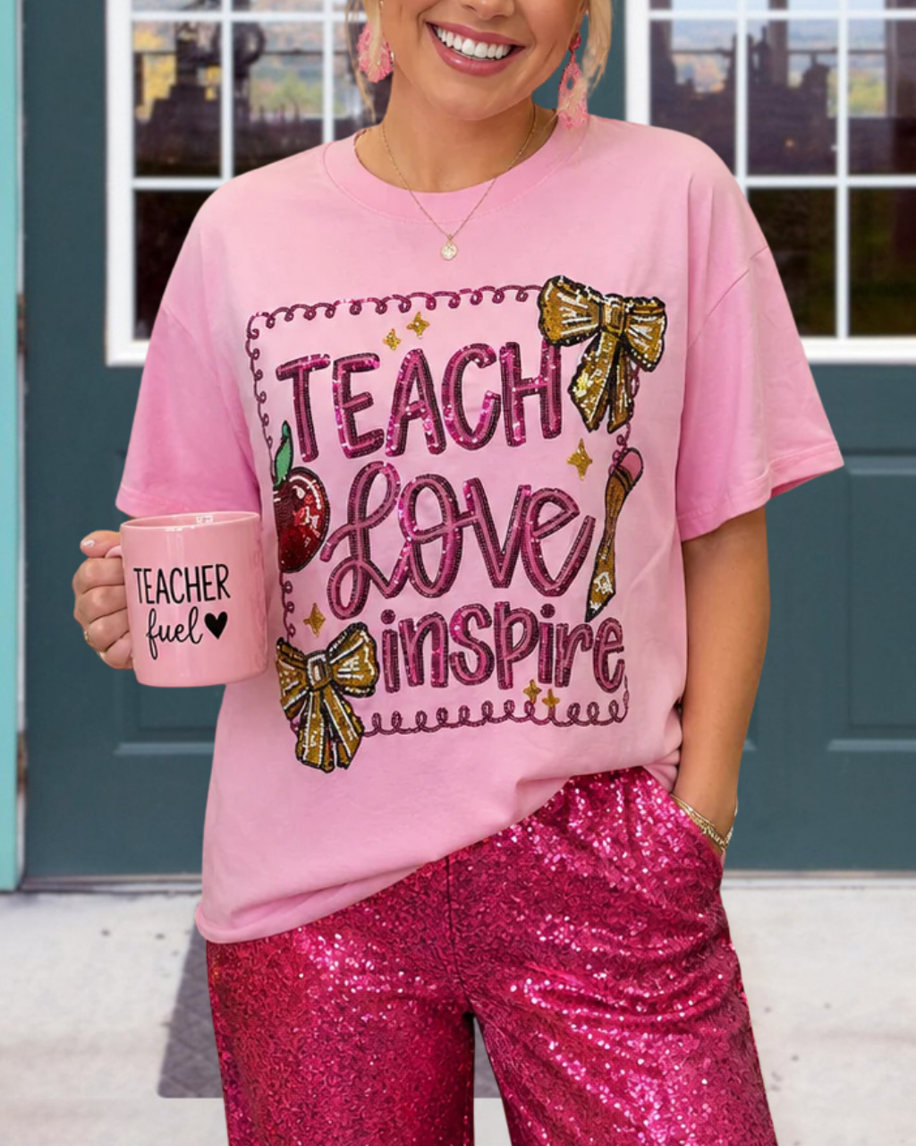Teach Love Inspire Printed Tee
