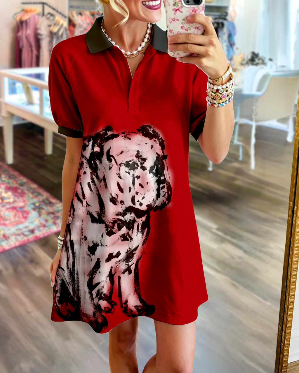 Artistic Dog Polo Dress