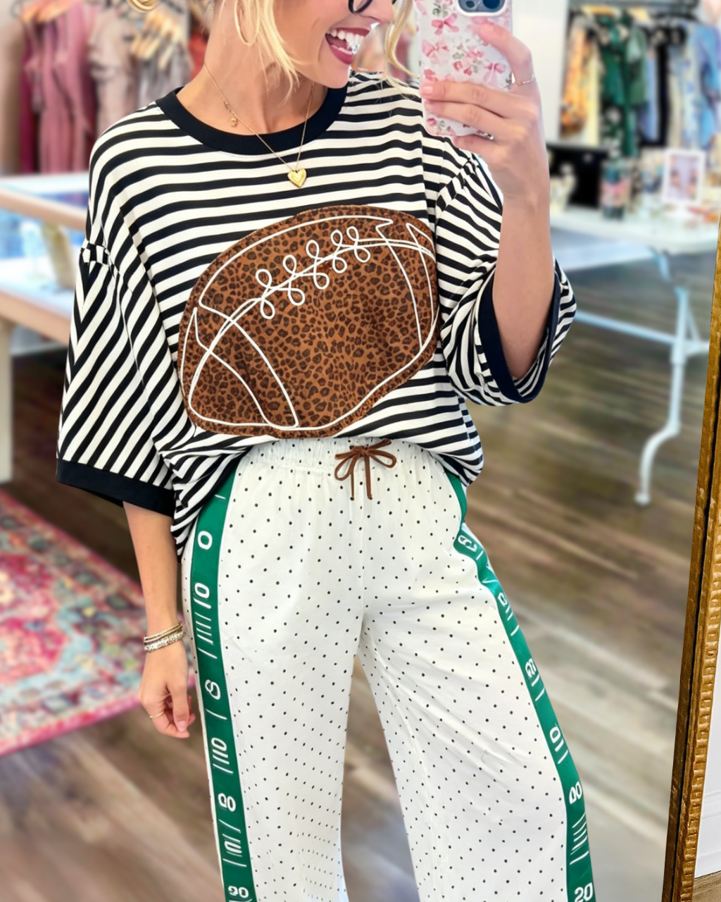 Leopard Football Wild Game Top