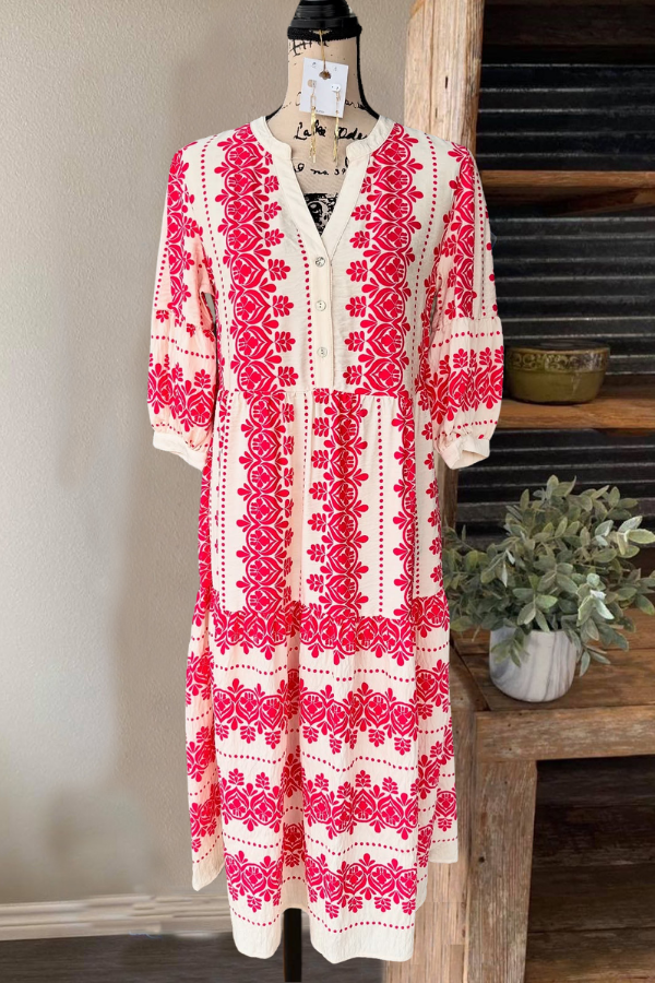 Casual Boho Maxi Dress