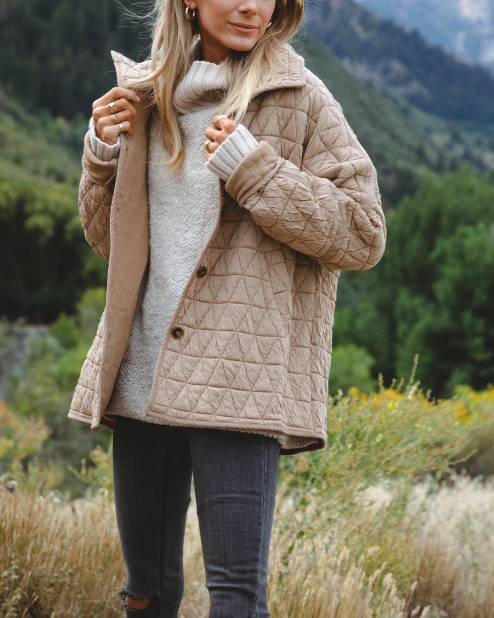 Oversize Soft Quilted Jacket