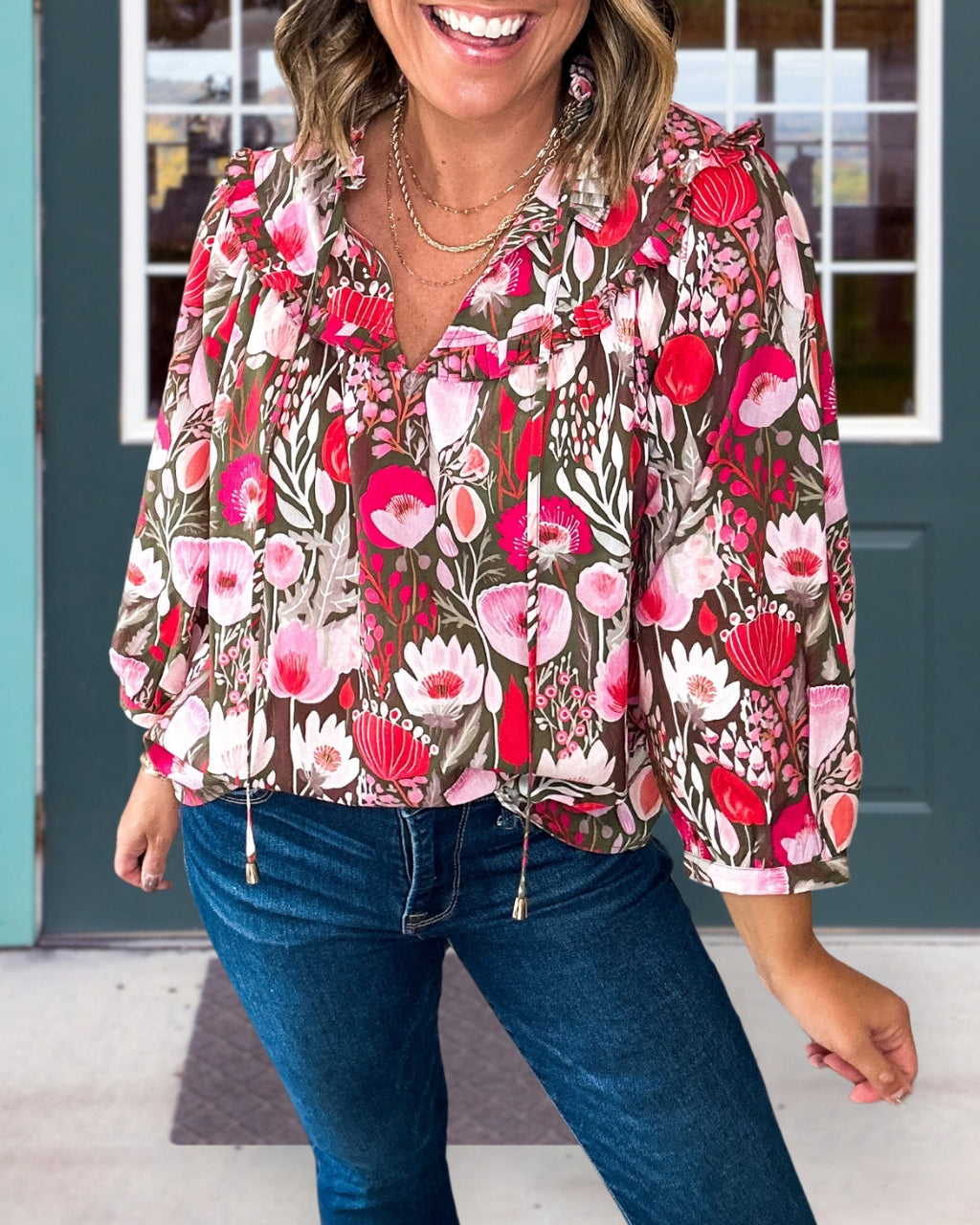 Fervor Charm Floral Top