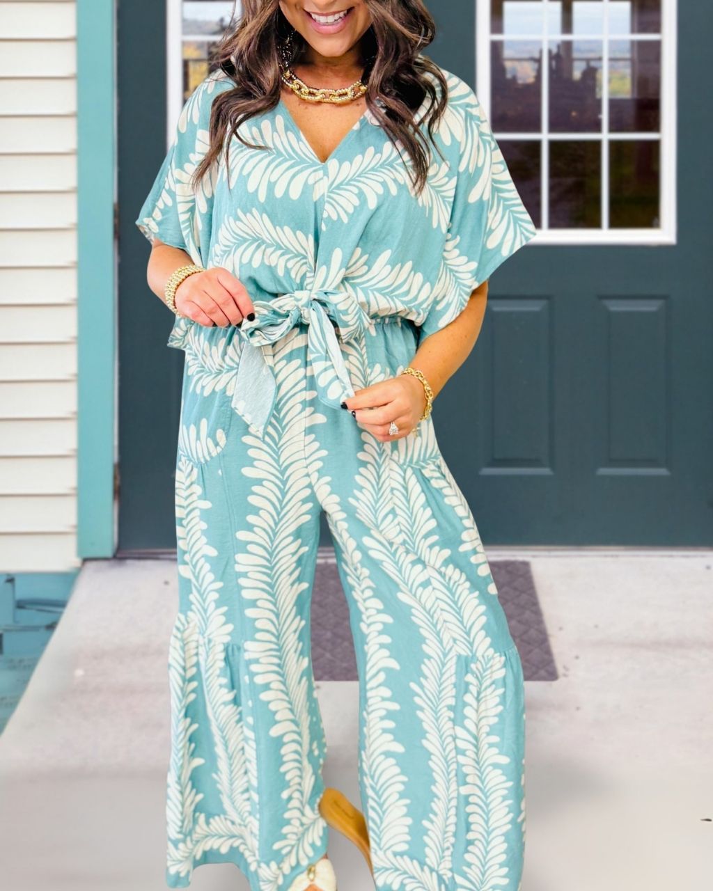 Chic Palm Leaf Set