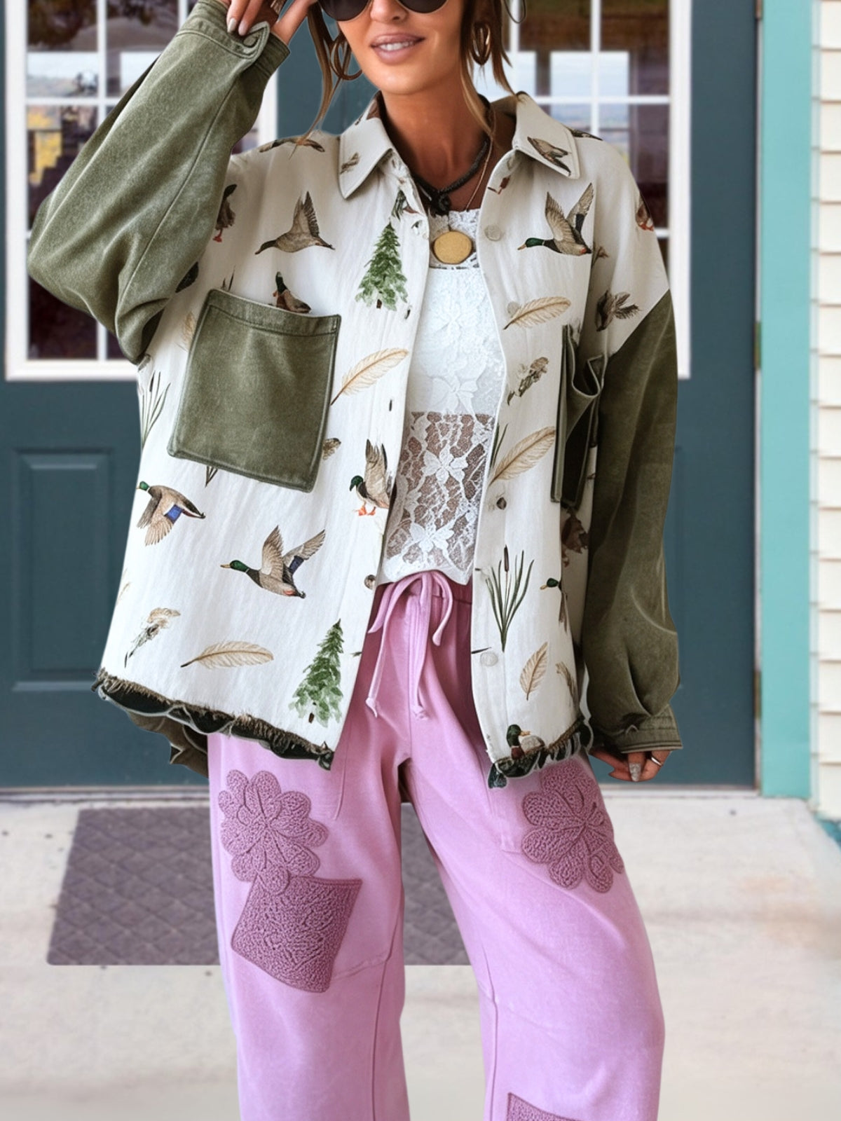Mallard Duck Patchwork Jacket