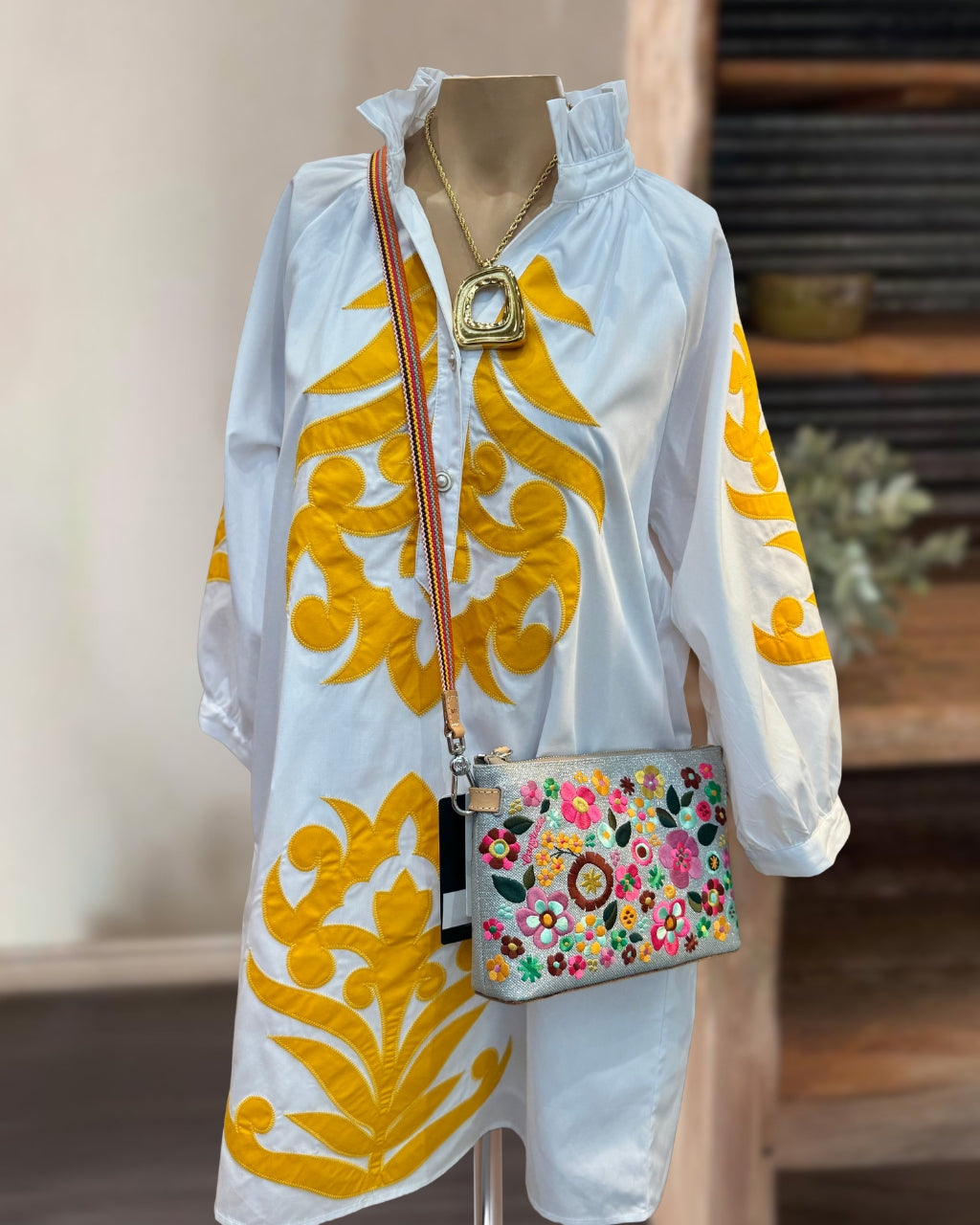 Vintage Poplin Pattern Dress