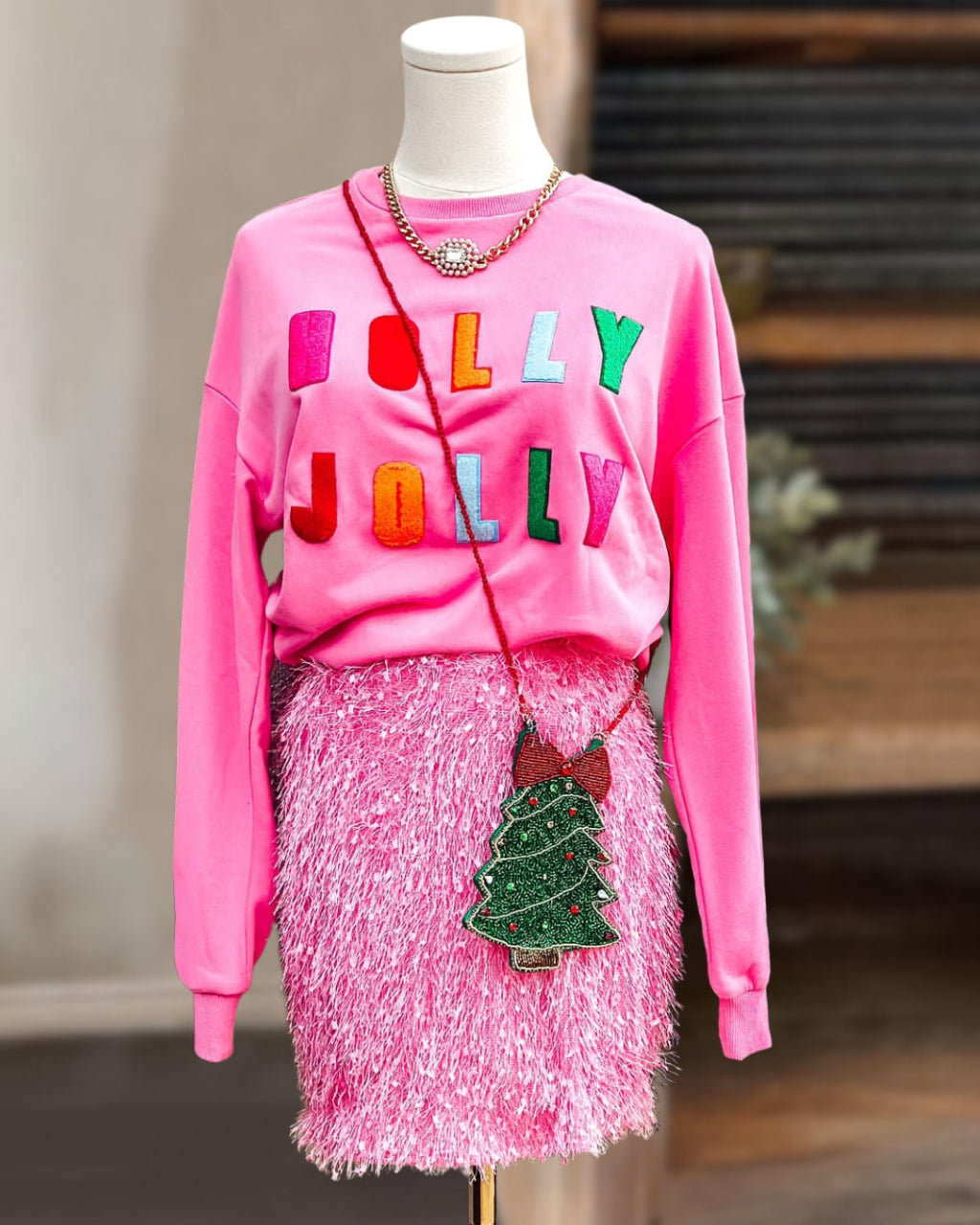 Holly Jolly Stitch Sweatshirt