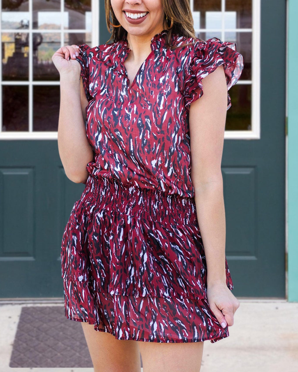 Celebrate Style Garnet Satin Set