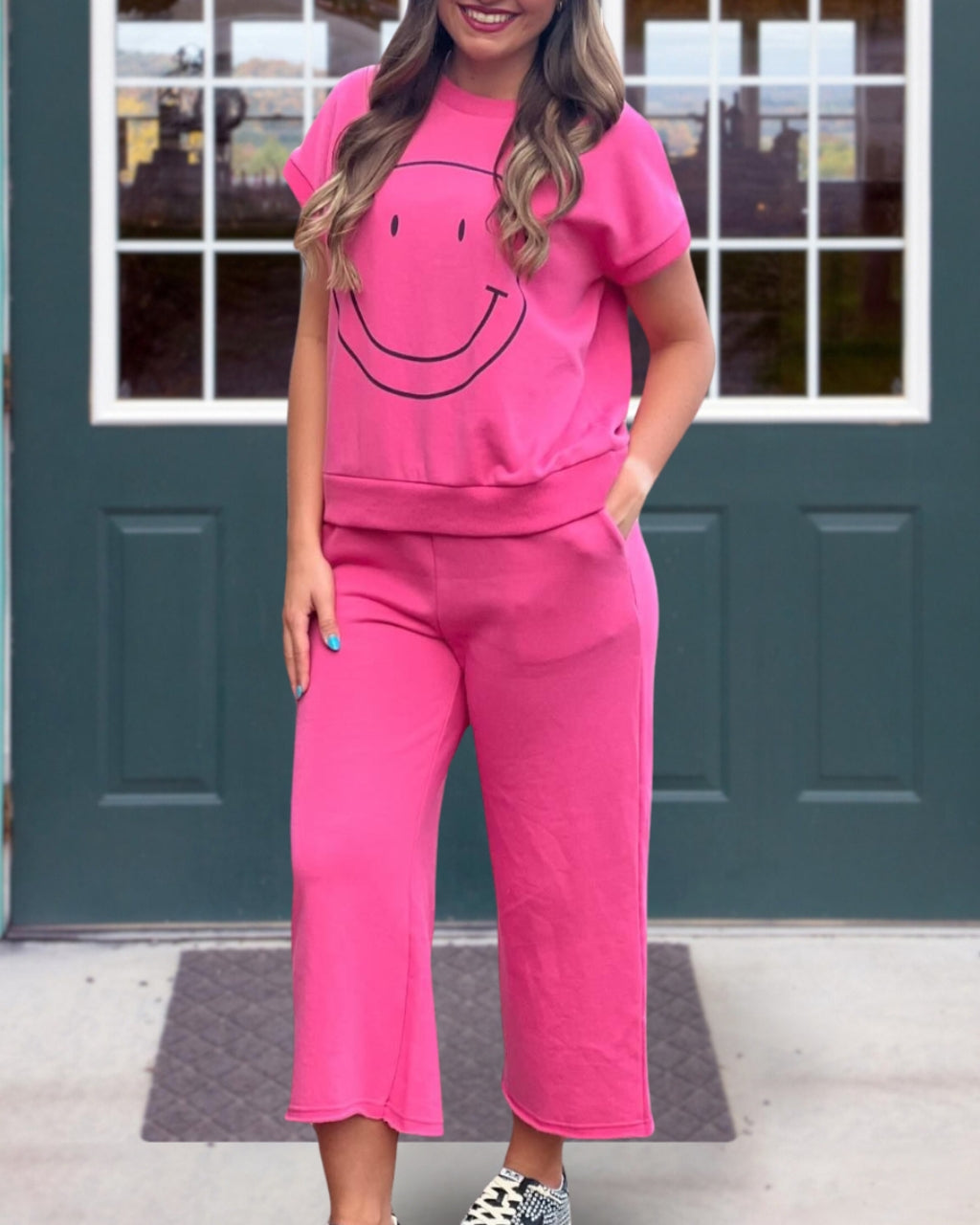 Smiley Face Two-Piece Set