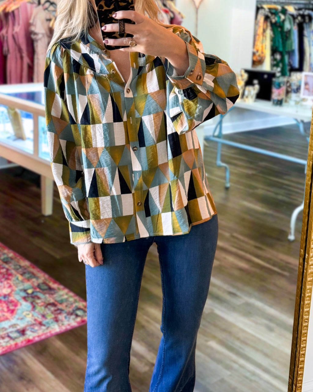 Around Geometric Shirt