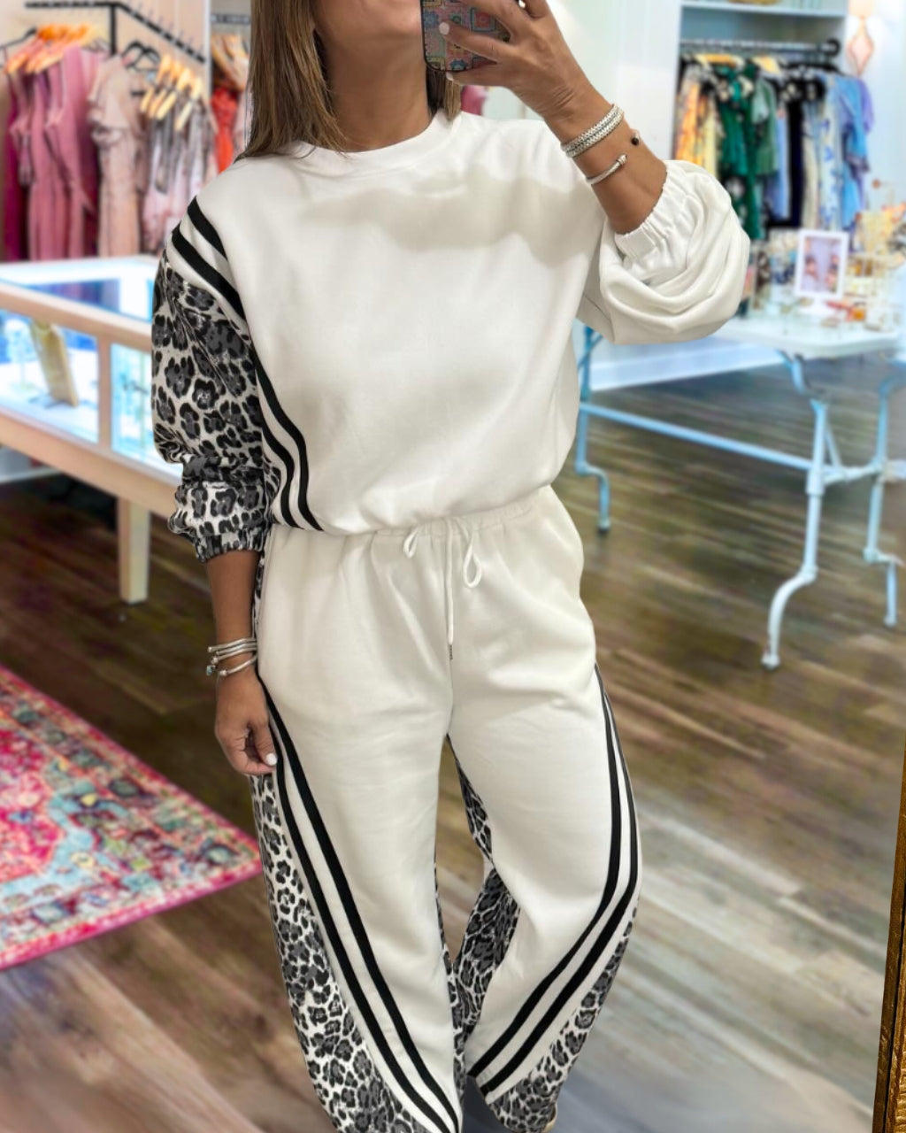 Patchwork Leopard Cotton Set