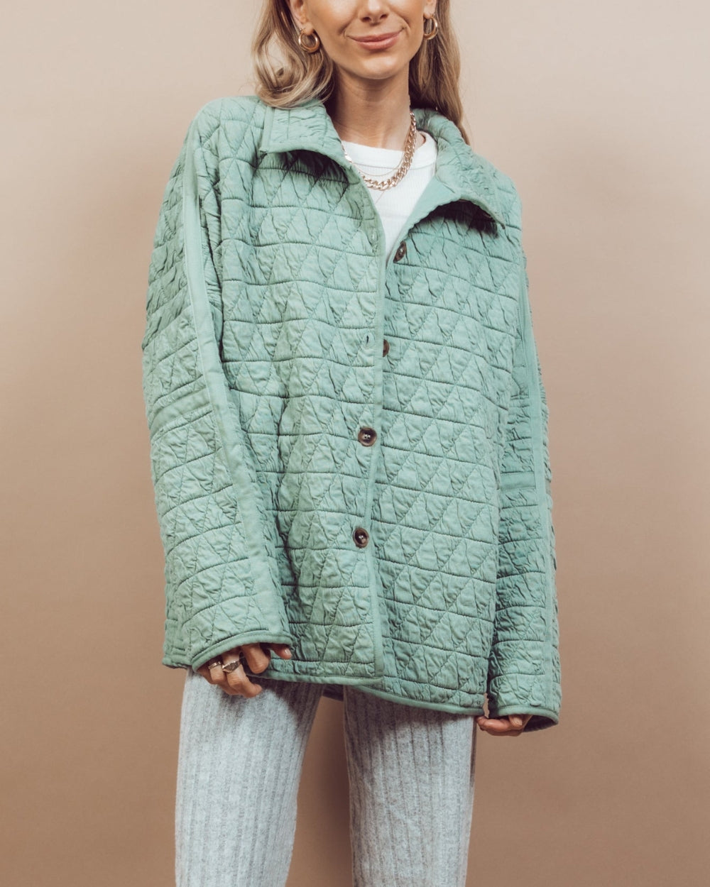 Oversize Soft Quilted Jacket