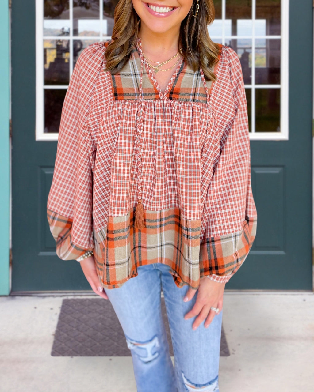 Must Have Plaid Top