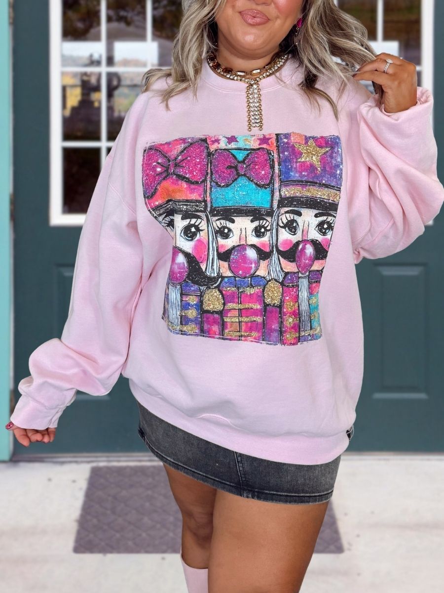 Cute Nutcracker Print Top