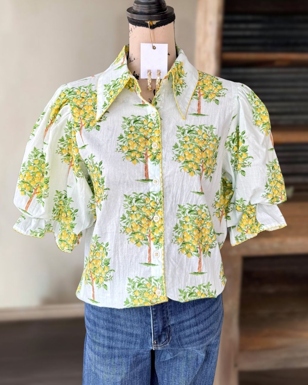 Lemon Tree Pattern Shirt