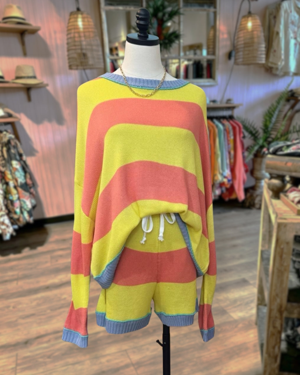 Bright Energy Two Tone Stripe Set