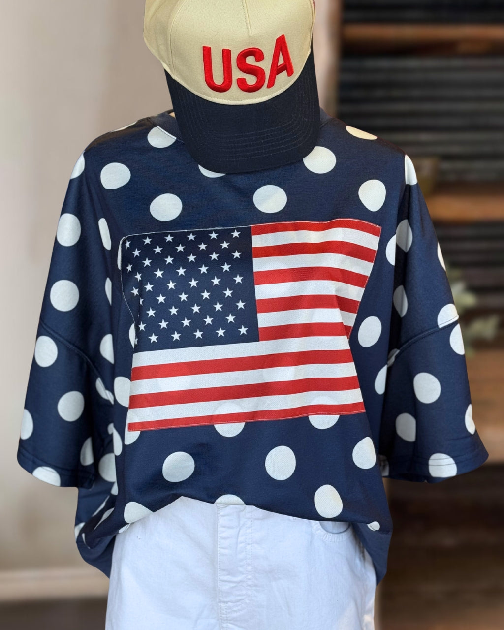 Flag Polka Dot T-shirt