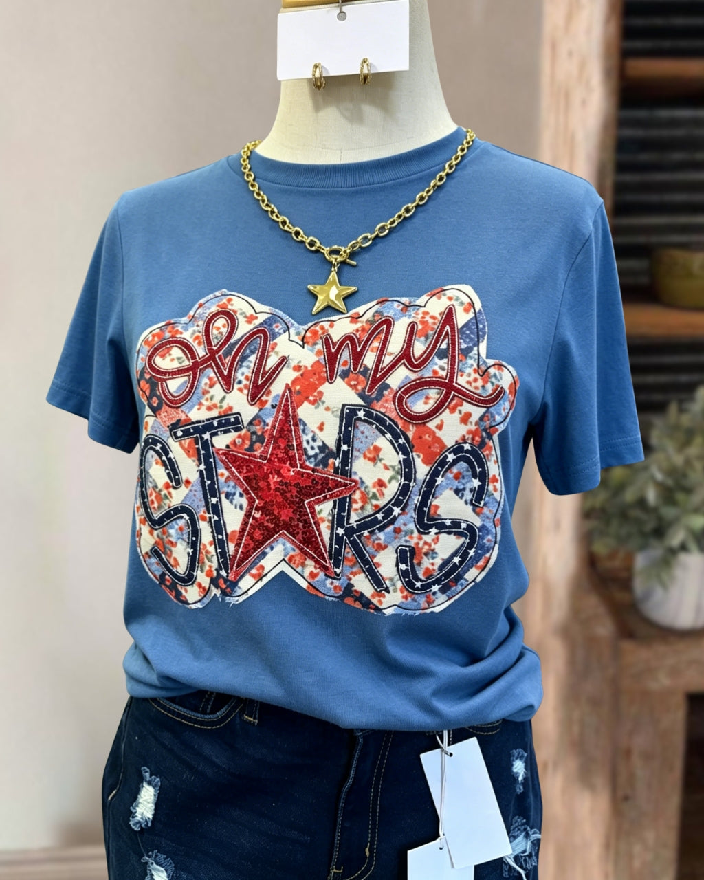OhMyStars Floral Print T-shirt