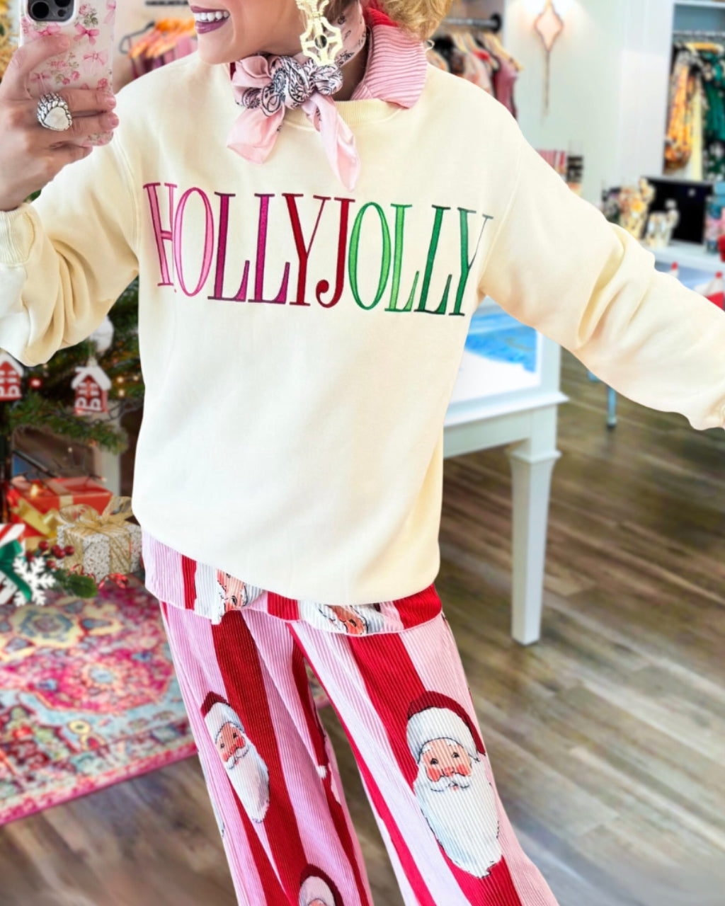 Holly Jolly Graphic Sweatshirt