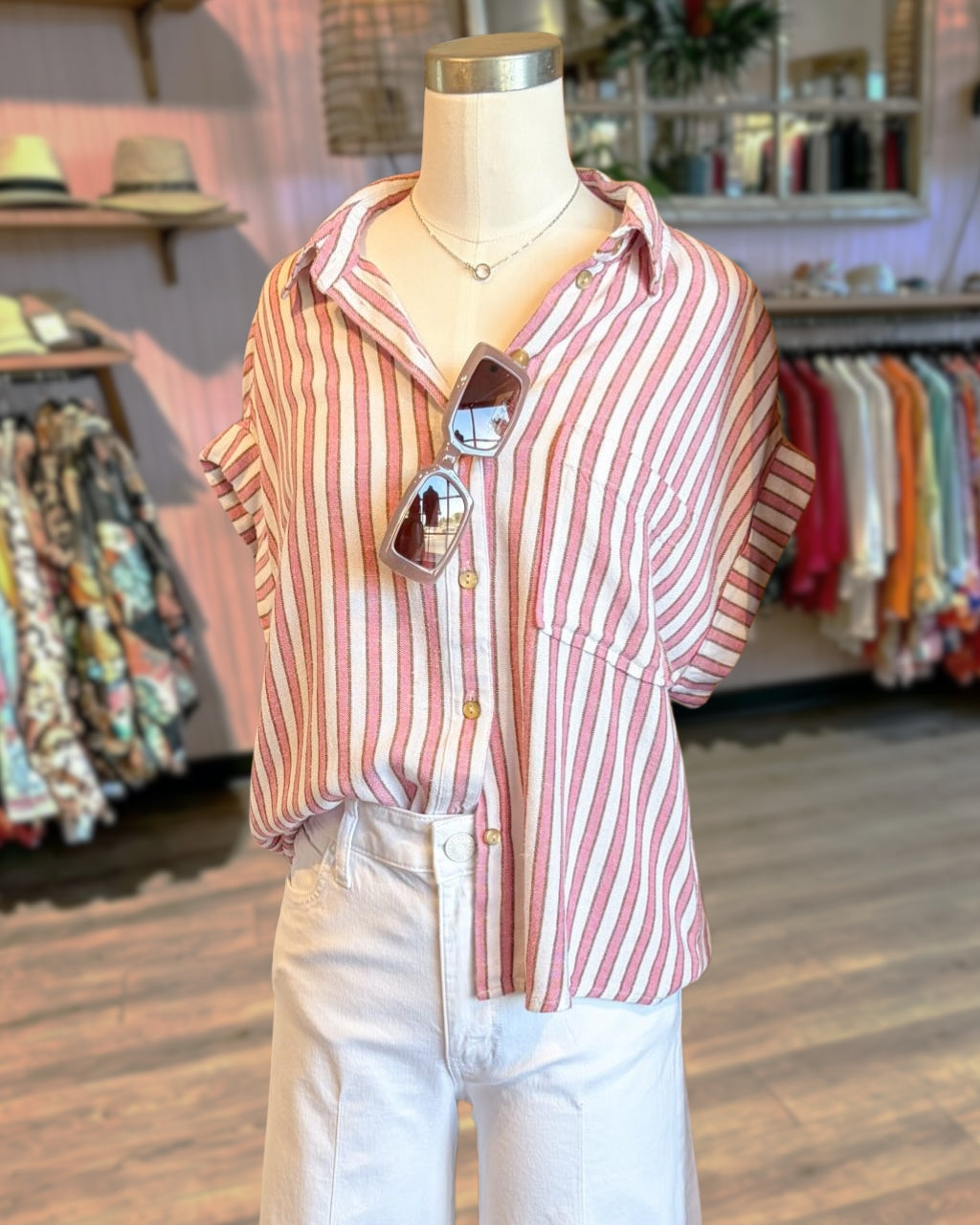 That Plays It Cool Stripe Shirt
