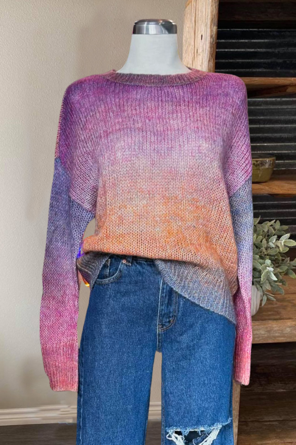 Gradient  Sunset Sweater