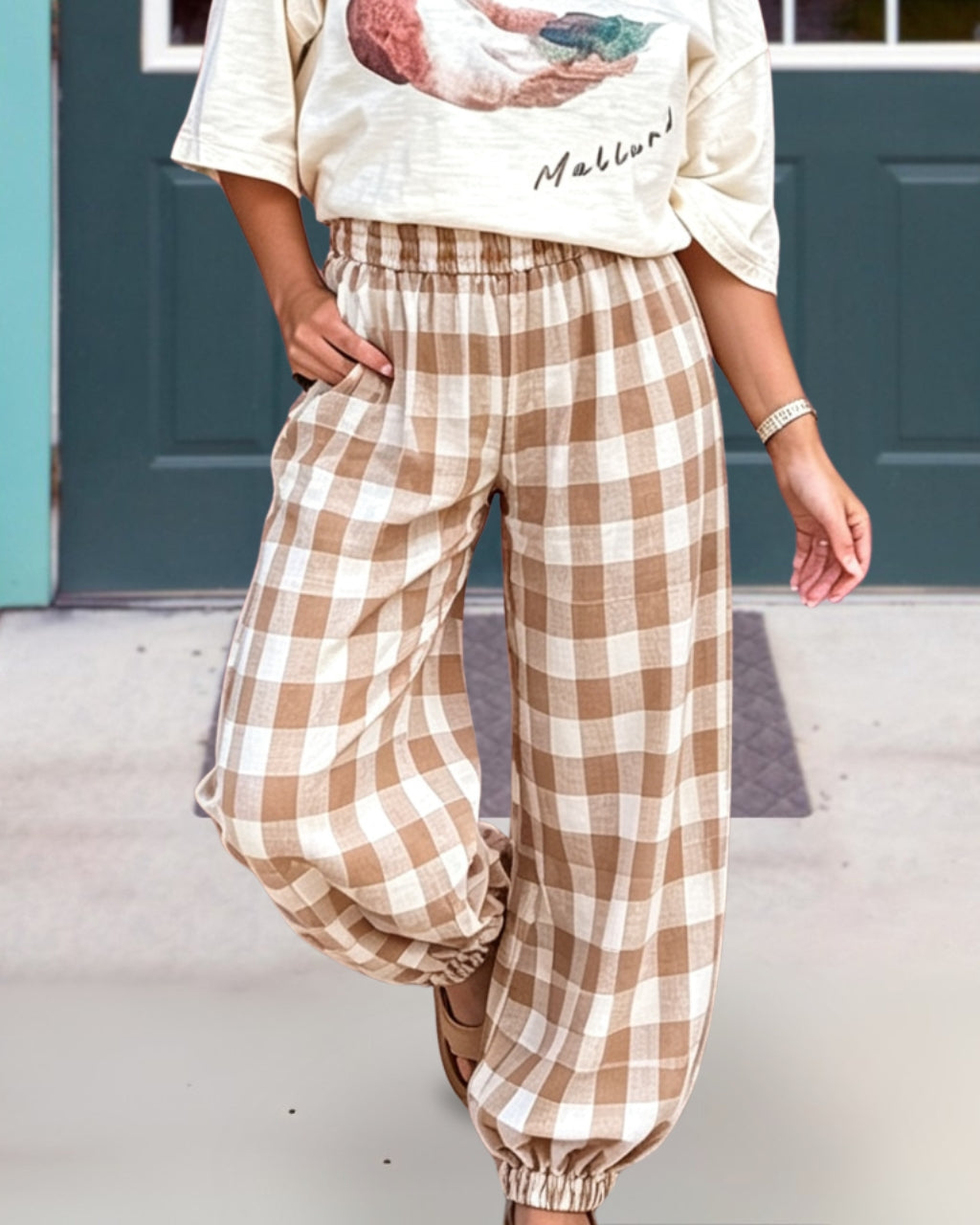 Everyday Check Joggers