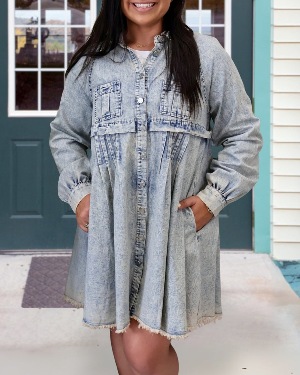 Vintage Vibe Denim Dress