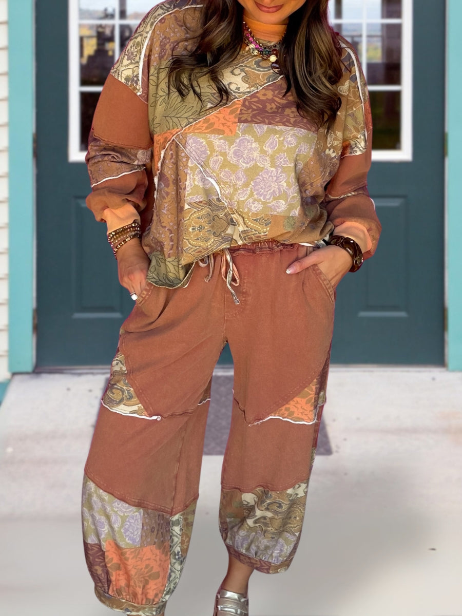 Floral Boho Patchwork Set
