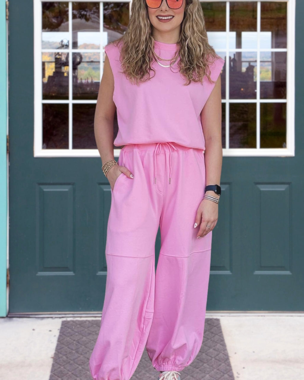 Breezy Drop-Sleeve Jumpsuit