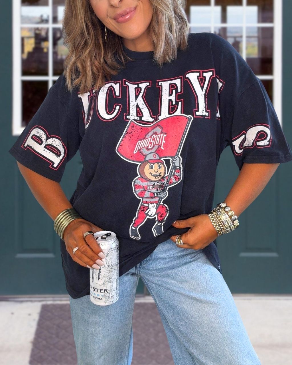 Buckeyes Mascot Print T-Shirt