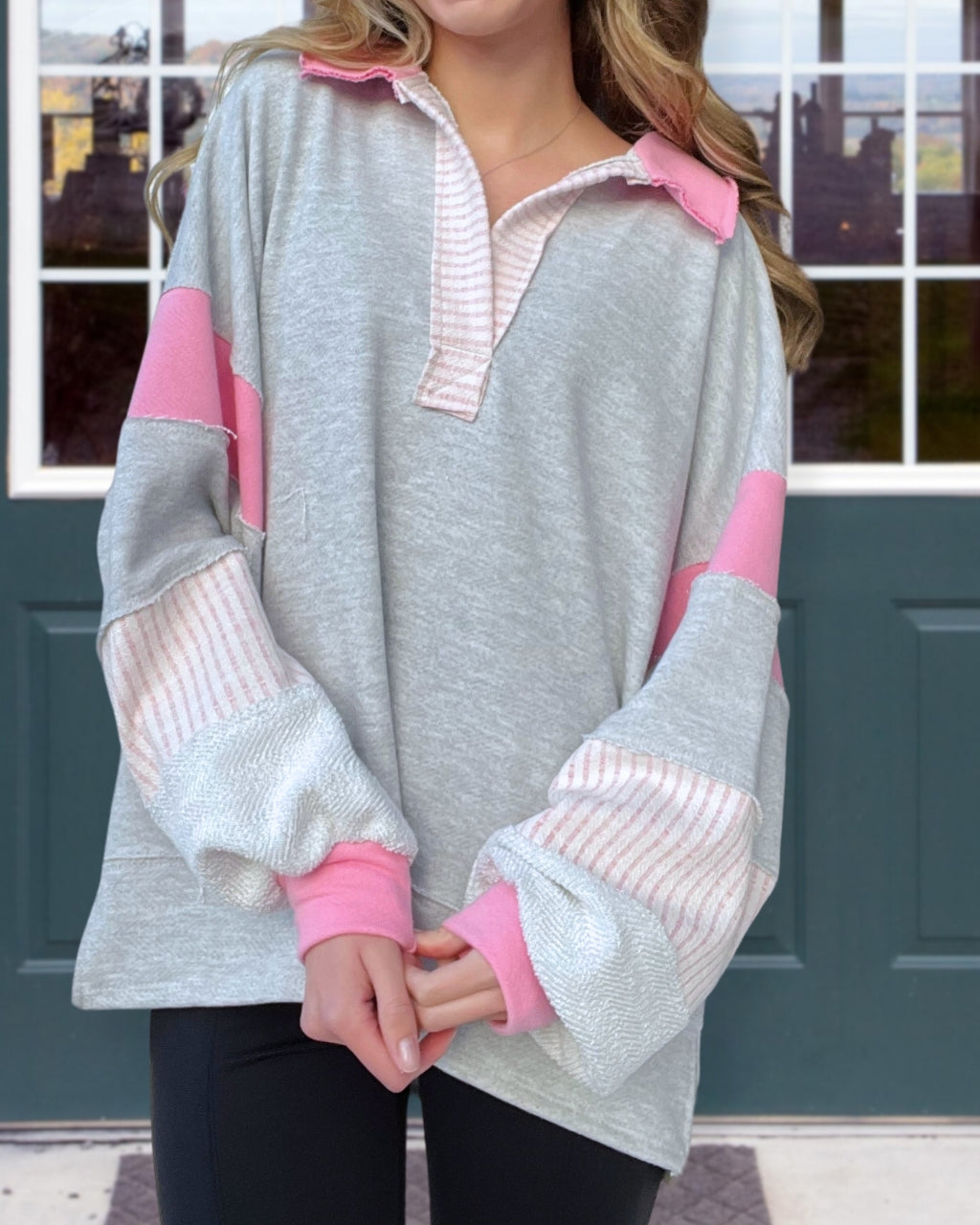 Subtle Stylish Striped Sweatshirt