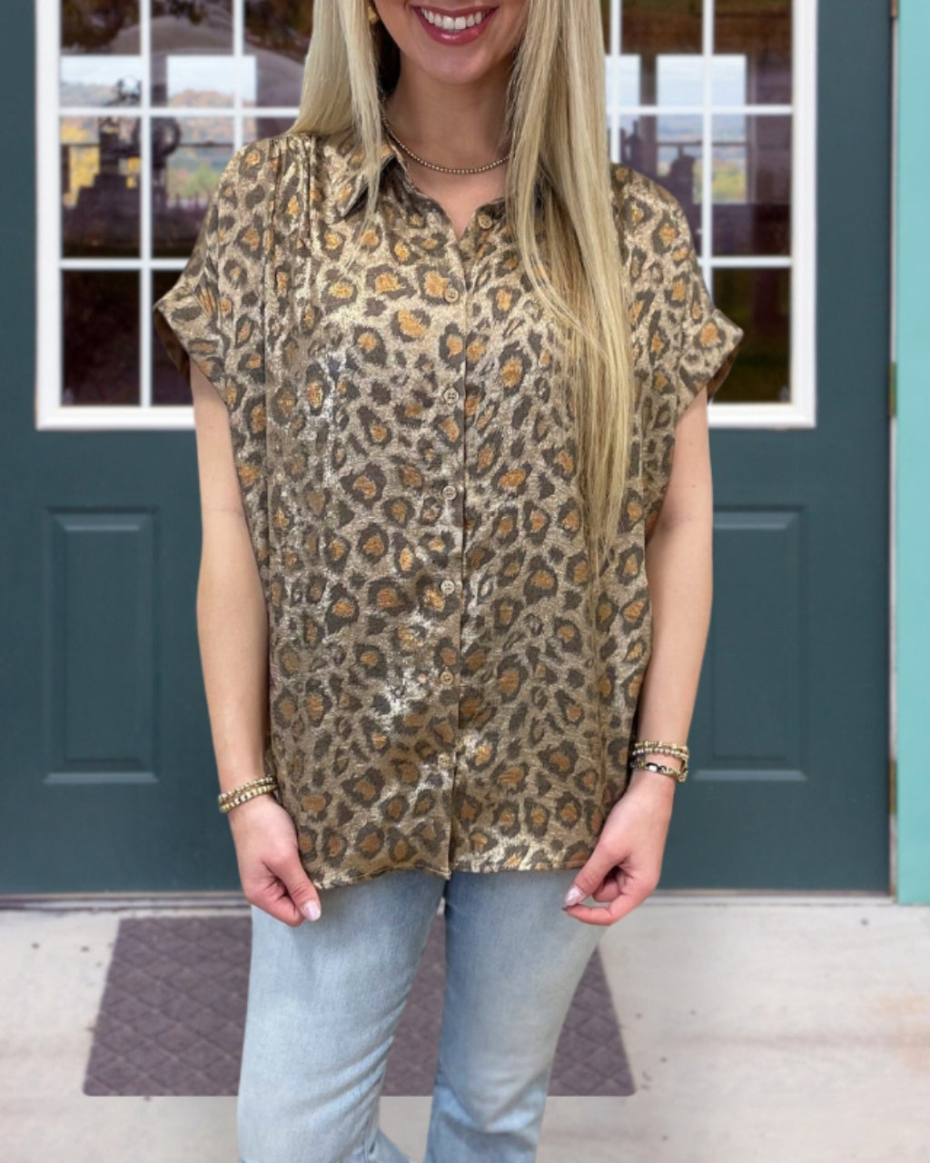 Janet Leopard Shirt