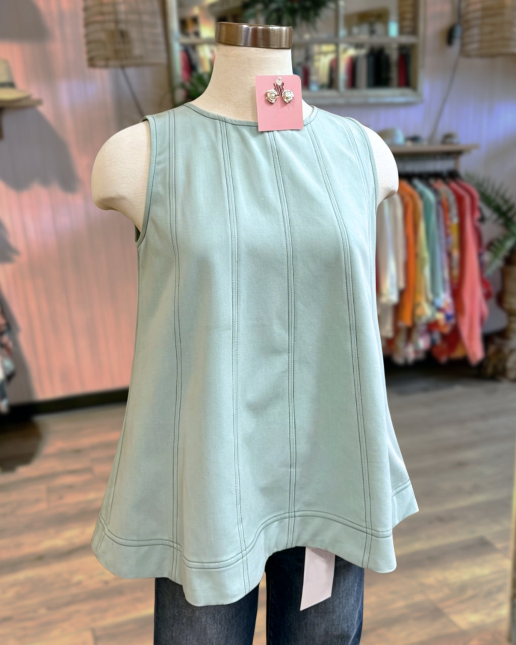 Simple Design Sleeveless Top