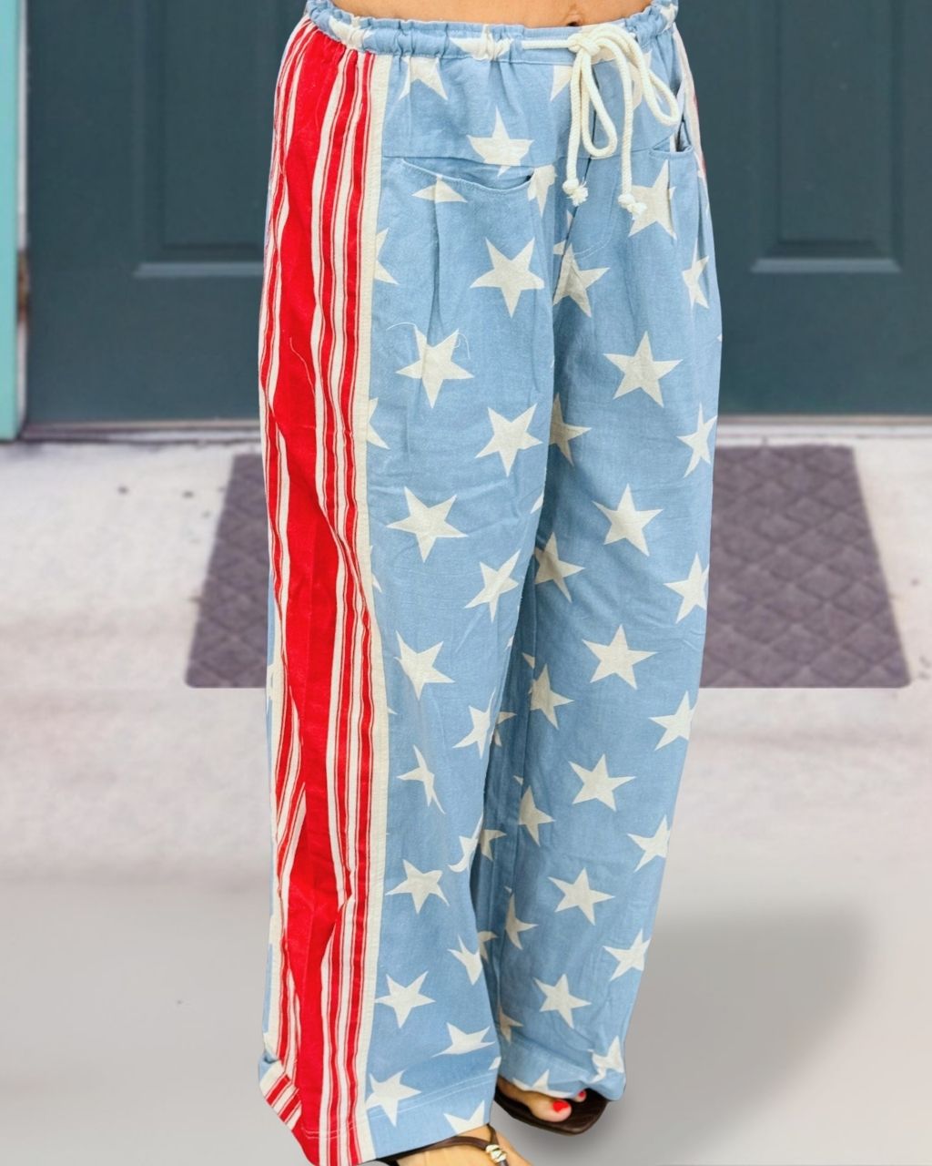 Independence Day Stars and Stripes Pants