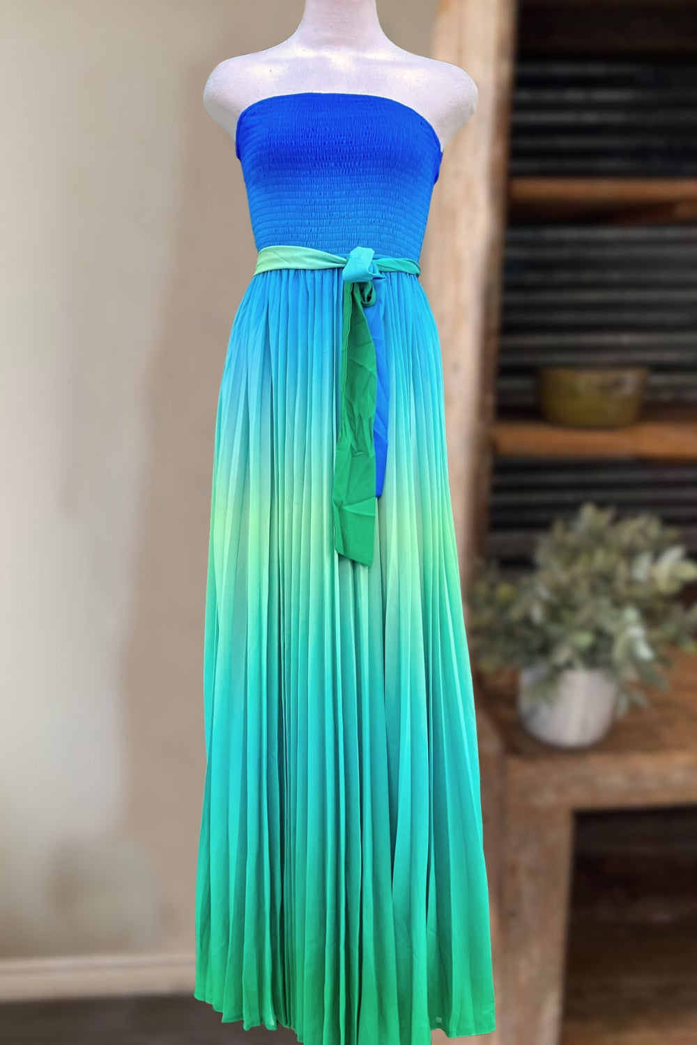 Ocean Ombre Maxi Dress