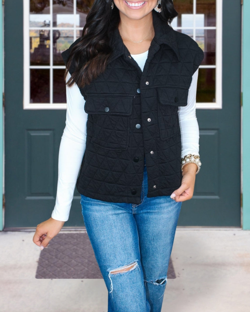 Triangle Quilted Vest