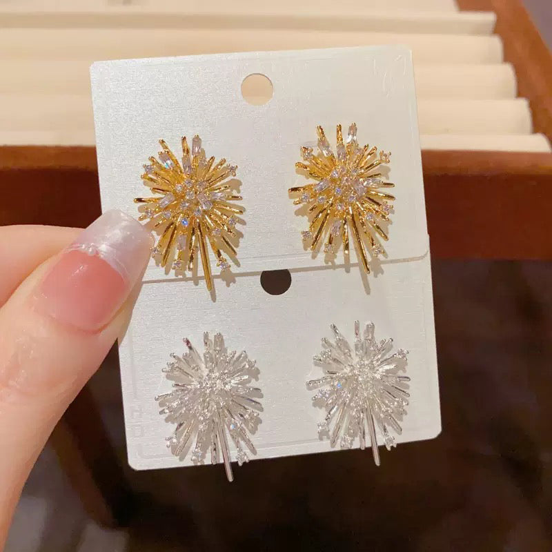 Zircon Firework Earrings