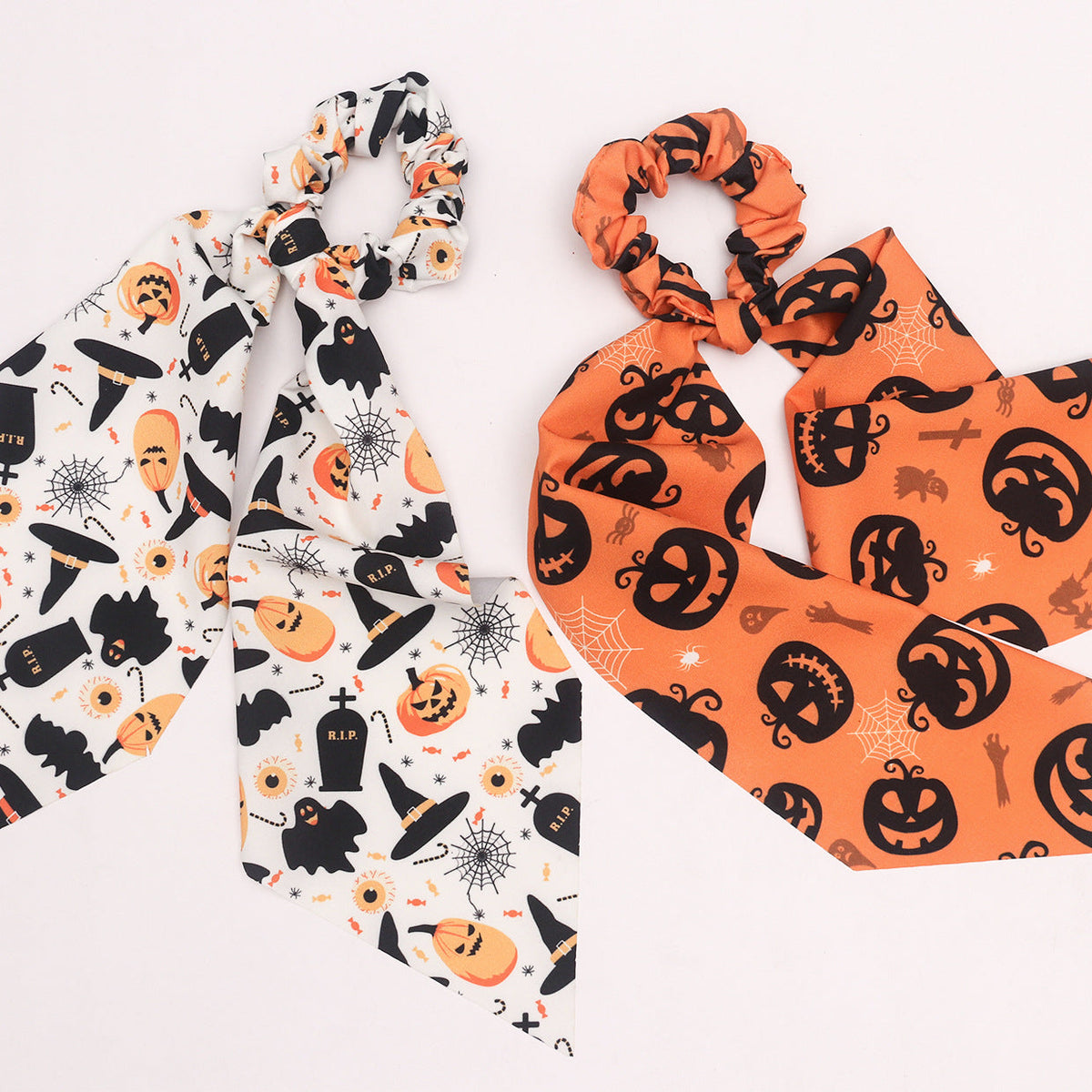 Cute Pumpkin Ghost Hair Tie Ribbon