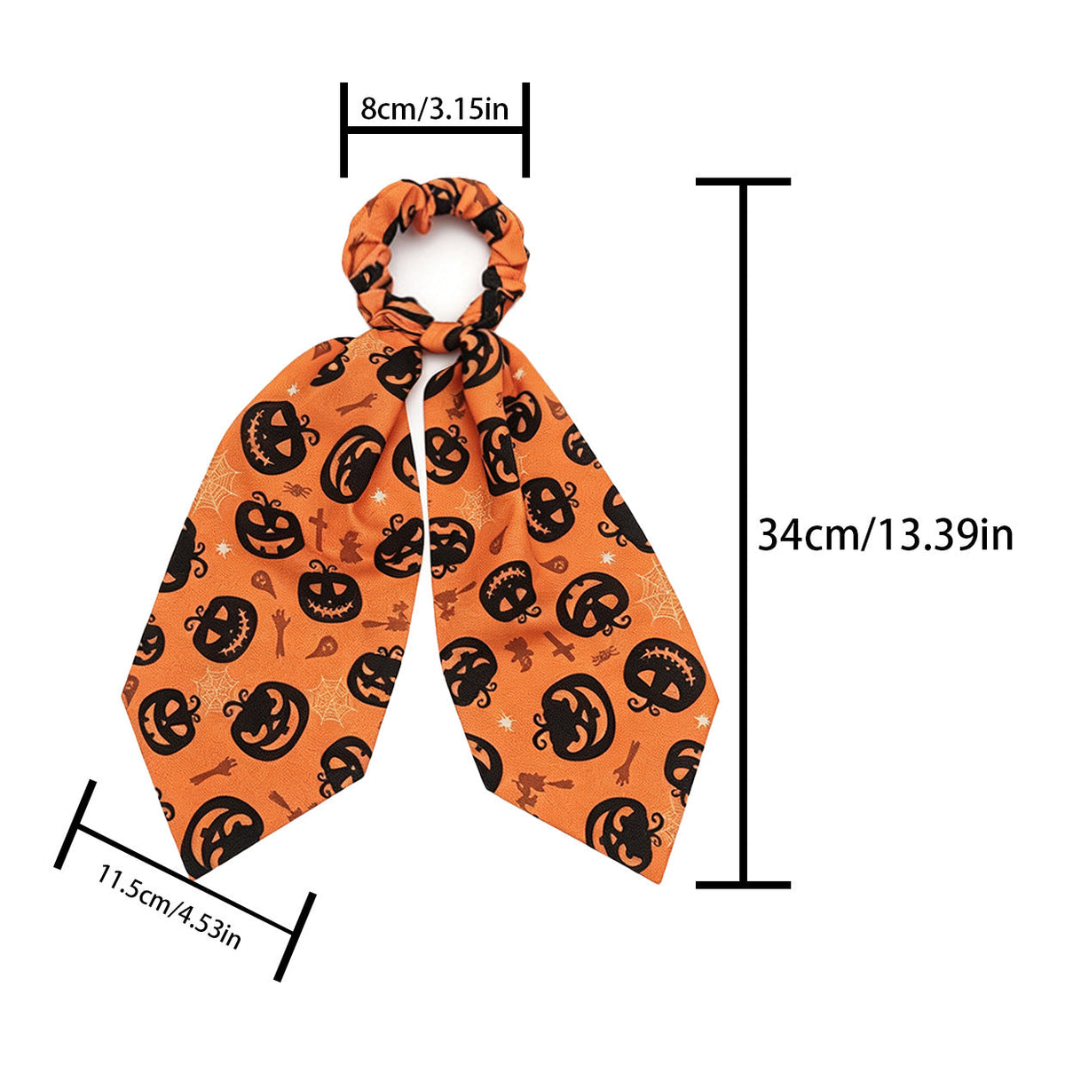 Cute Pumpkin Ghost Hair Tie Ribbon