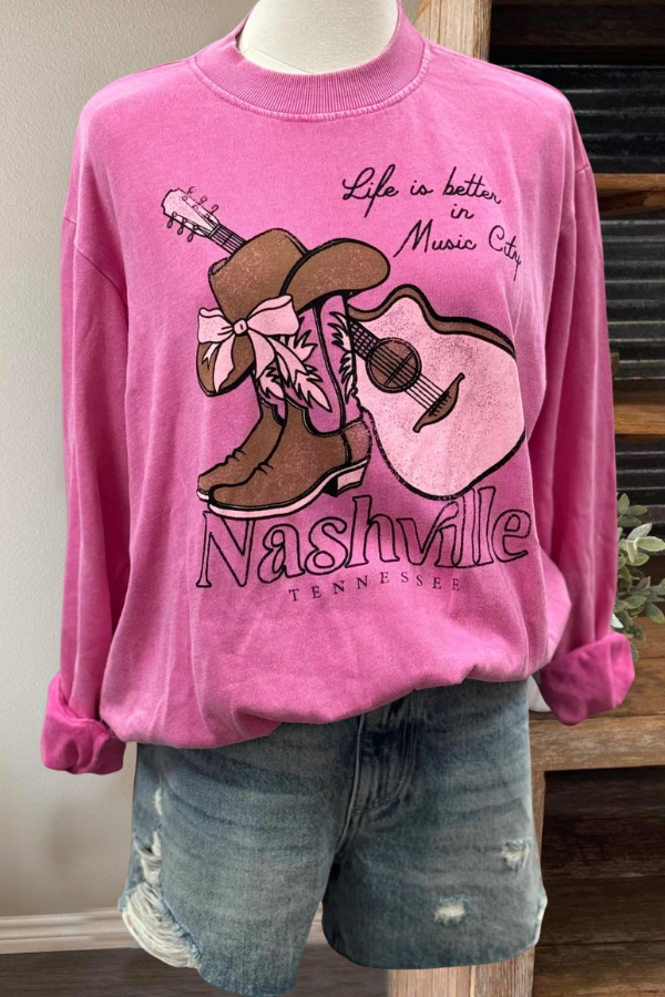 Nashville Print Sweatshirt